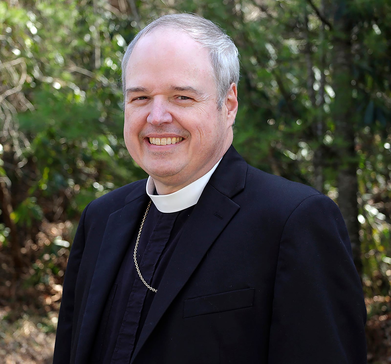 FILE - This image provided by The Episcopal Church shows Episcopal Diocese of Northwestern Pennsylvania Bishop Sean Rowe in his official 2024 church photo. (The Episcopal Church via AP, File)