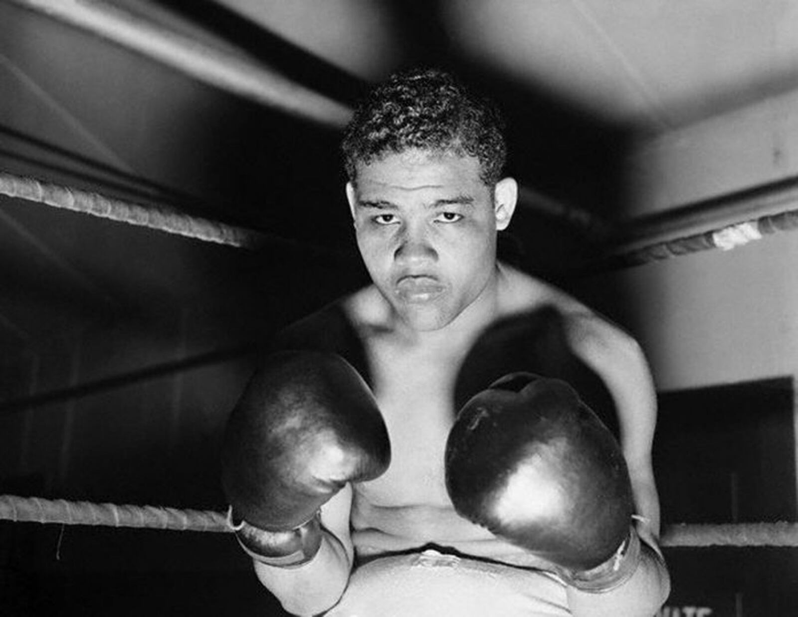 Joe Louis, world heavyweight champion, visited Dayton in early 1935, when his star was still rising. CONTRIBUTED