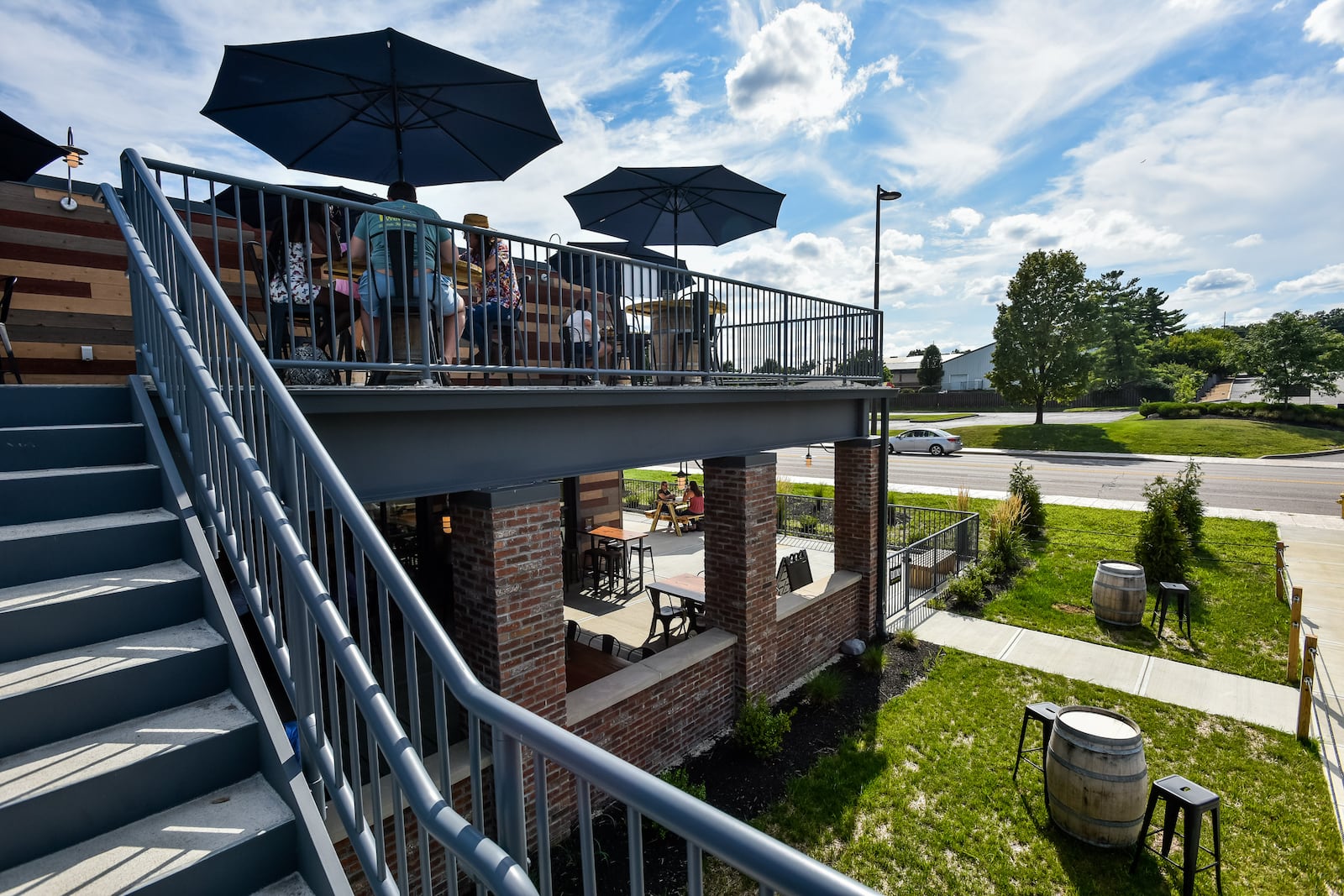 Third Eye Brewing Company opened in June 2020 on Chester Road in Sharonville. The new brewery offers a full service kitchen, indoor and outdoor seating with a second floor balcony and a wide variety of beer options. NICK GRAHAM / STAFF