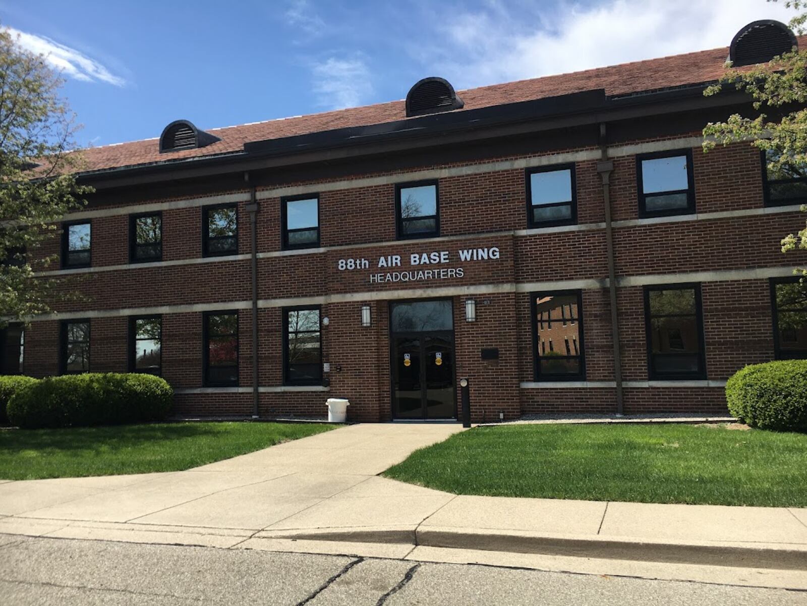 The headquarters of the 88th Air Base Wing, at Wright-Patterson Air Force Base. THOMAS GNAU/STAFF