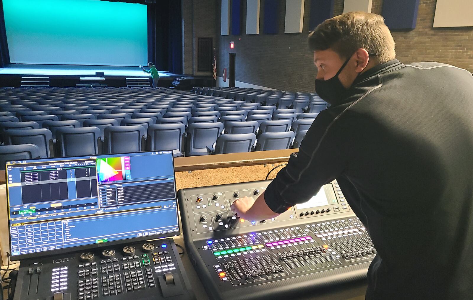 New equipment in the Bob Hope auditorium. CONTRIBUTED