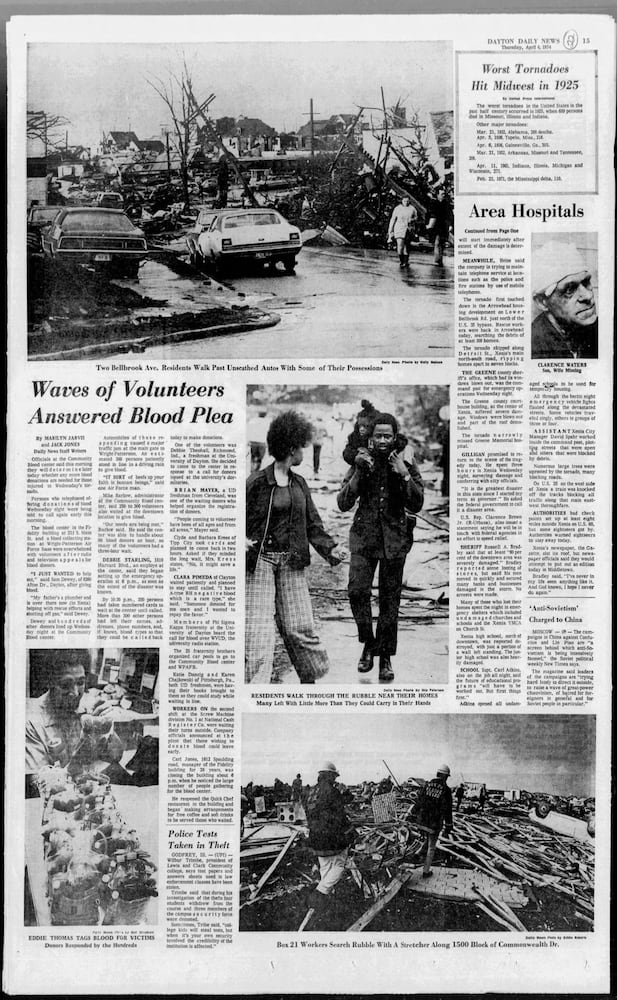 Xenia tornado 1974 DDN pages