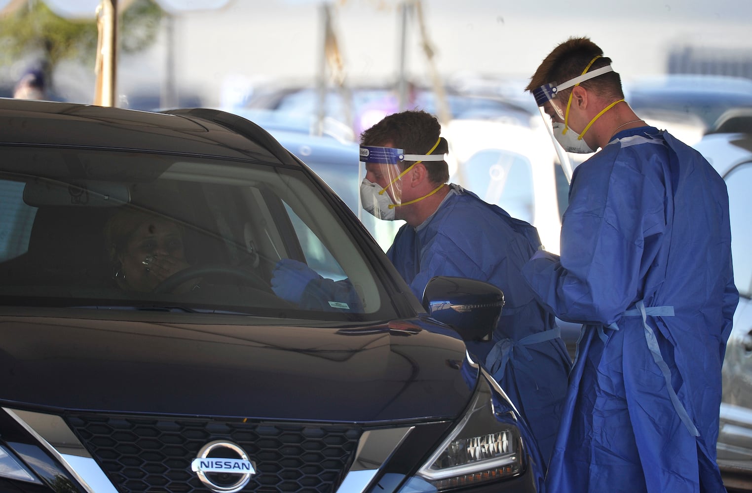 PHOTOS: Free coronavirus testing in Dayton