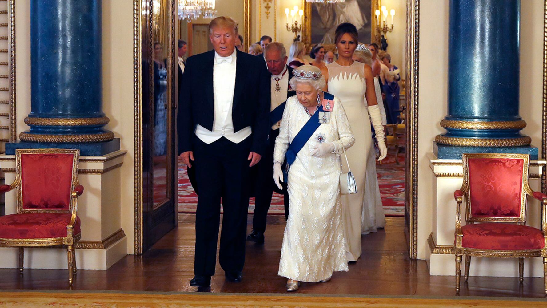 Photos: Trump arrives in United Kingdom for 3-day state visit