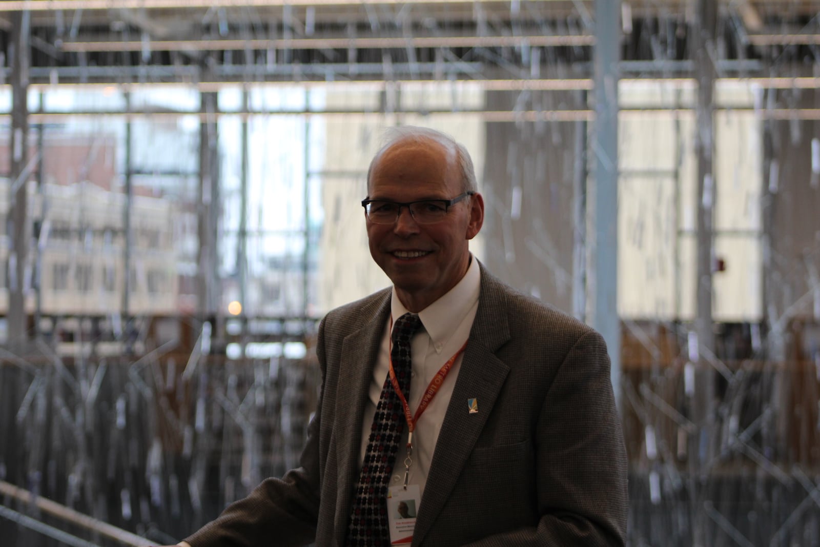 Tim Kambitsch, Dayton Metro Library executive director, in the downtown library. CORNELIUS FROLIK / STAFF