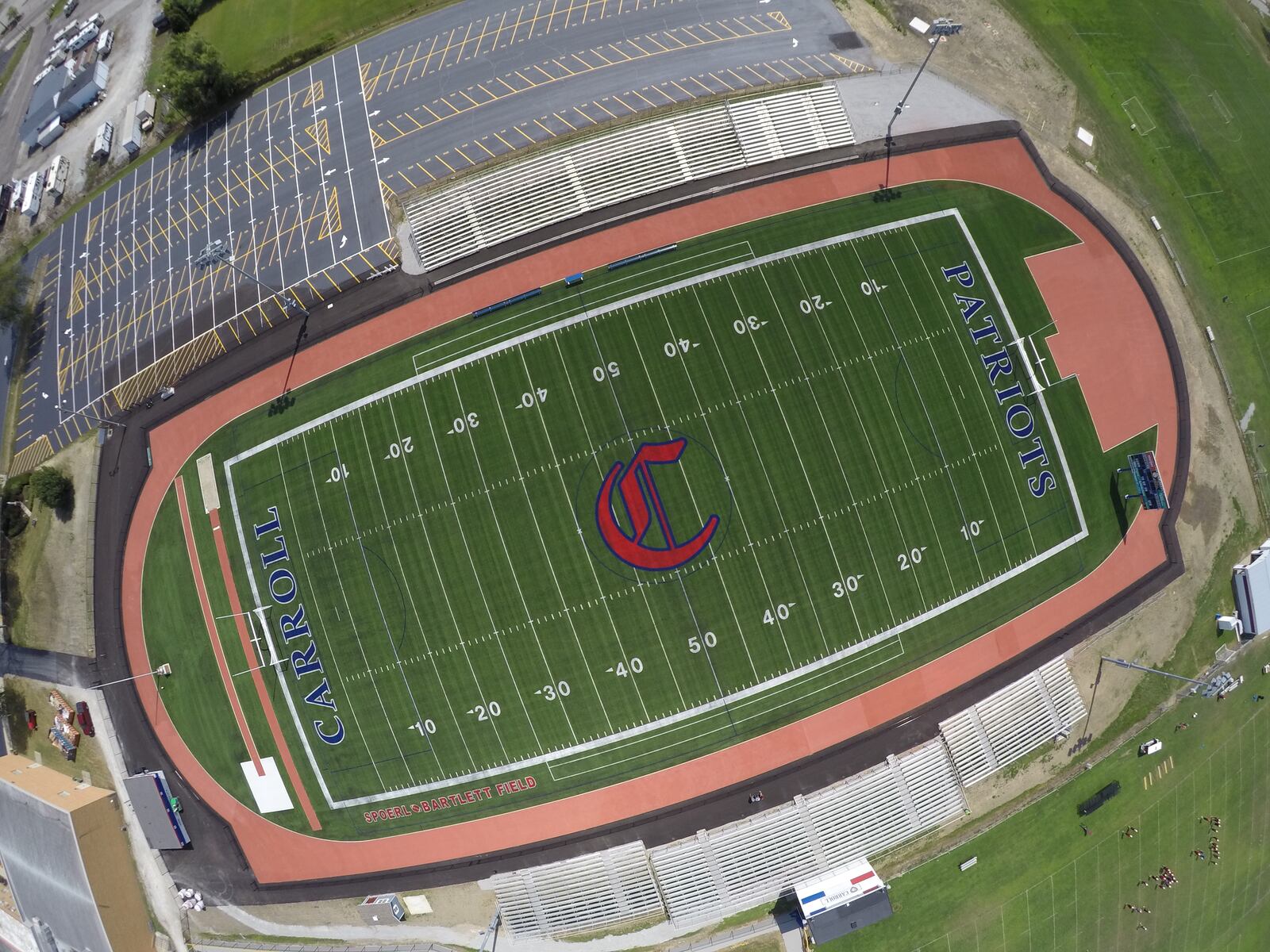 Carroll High School’s refurbished Spoerl-Bartlett Field. CONTRIBUTED PHOTO