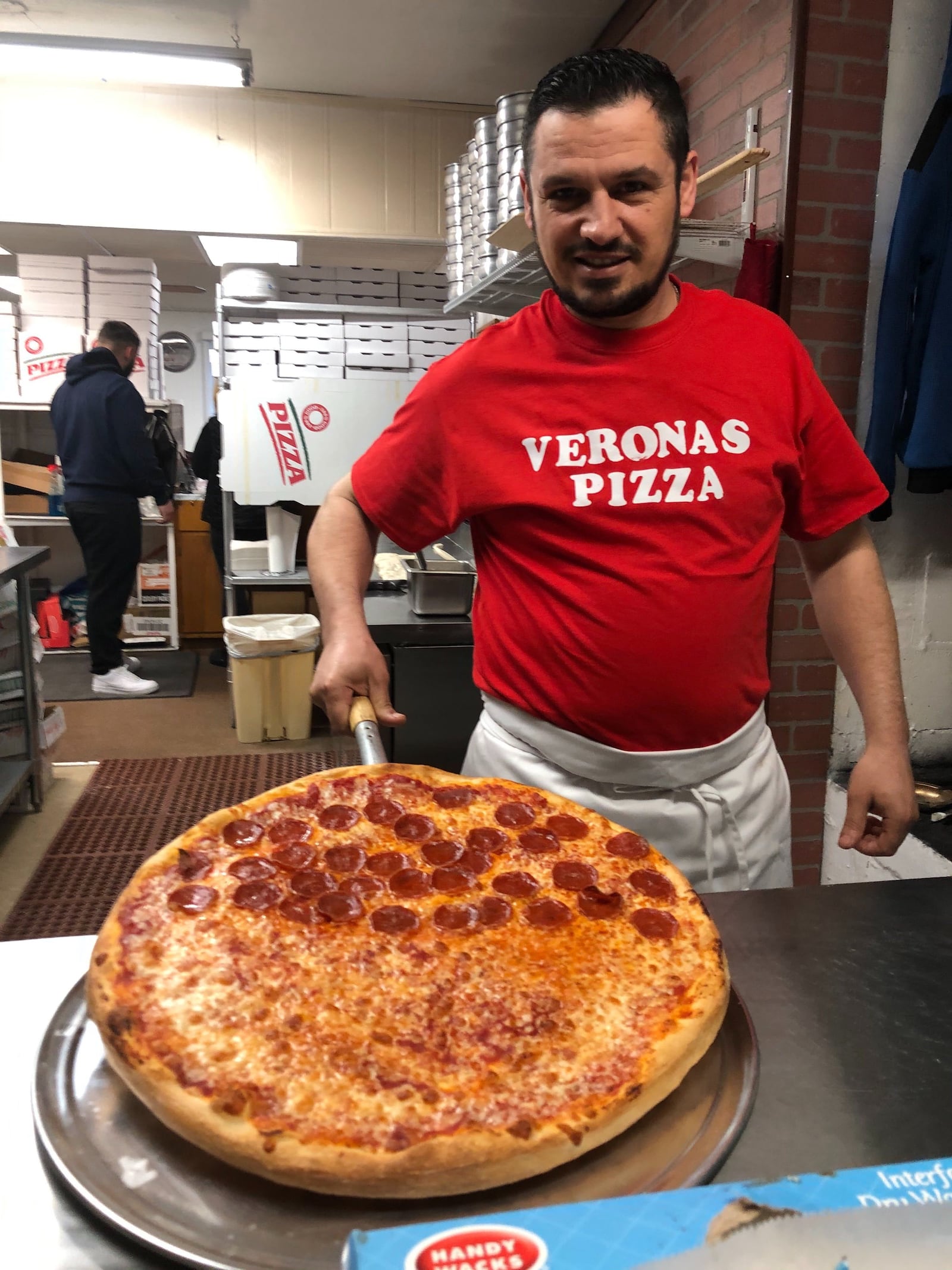 Verona's Pizza, founded by Bekim Demnika,  is now open at 18 E. Franklin St. in downtown Bellbrook.