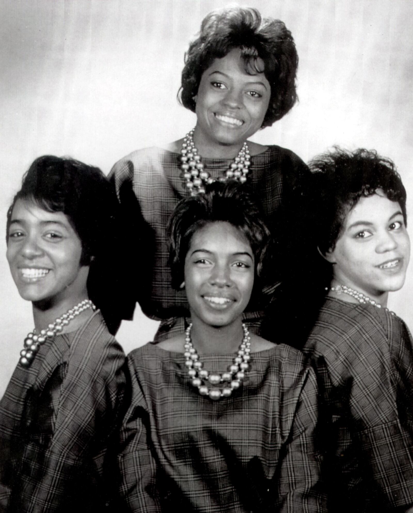 The first line-up of American vocal group, The Supremes, circa 1961. Clockwise, from top: Diana Ross, Florence Ballard (1943 - 1976), Mary Wilson and Barbara Martin (1943 - 2020). Martin died March 4 at the age of 76.