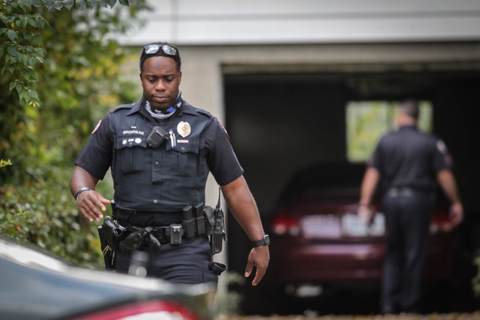 The bodies of two men were removed Sept. 29, 2020, from a house on Roselawn Drive in Beavercreek.