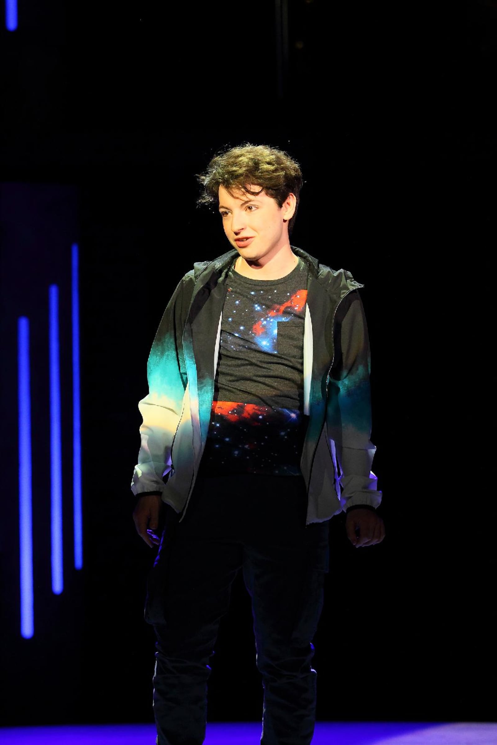 Connor Gray as Percy Jackson in Sinclair Community College's production of "The Lightning Thief." PHOTO BY SCOTT KIMMINS