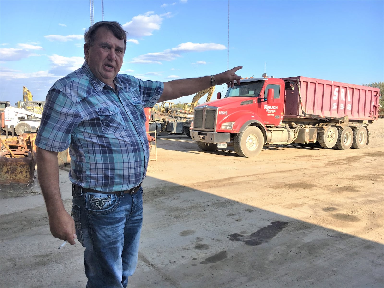 Prominent demolition contractor Steve Rauch spoke exclusively with the Dayton Daily News about state illegal dumping charges he is facing and an ongoing federal investigation. JOSH SWEIGART/STAFF