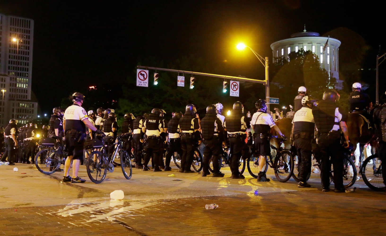 Columbus protest