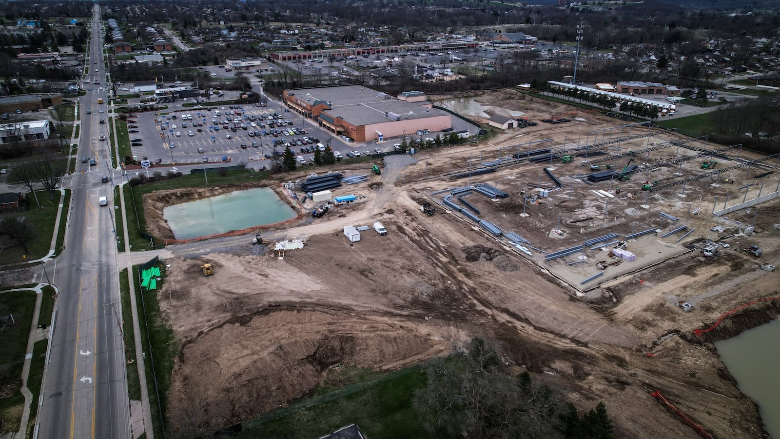 In March 2022, Kroger was moving forward on its new $20 million Marketplace next to the 25-year-old storefront on North Heincke Road in Miamisburg.  The new store is 123,722-square-foot and will have 18-pump fueling stations, bank and Starbucks. JIM NOELKER/STAFF