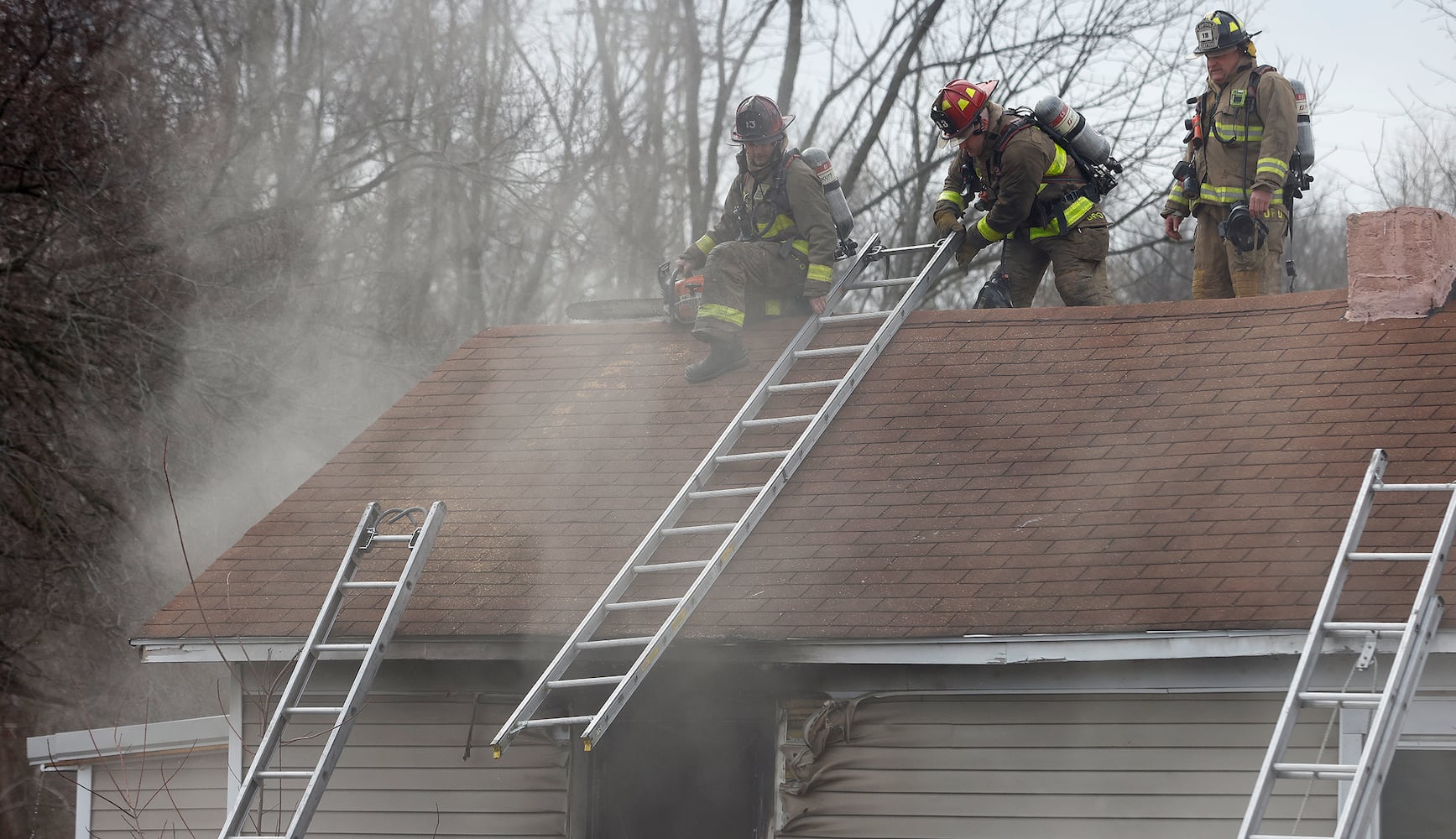 Riverside housefire