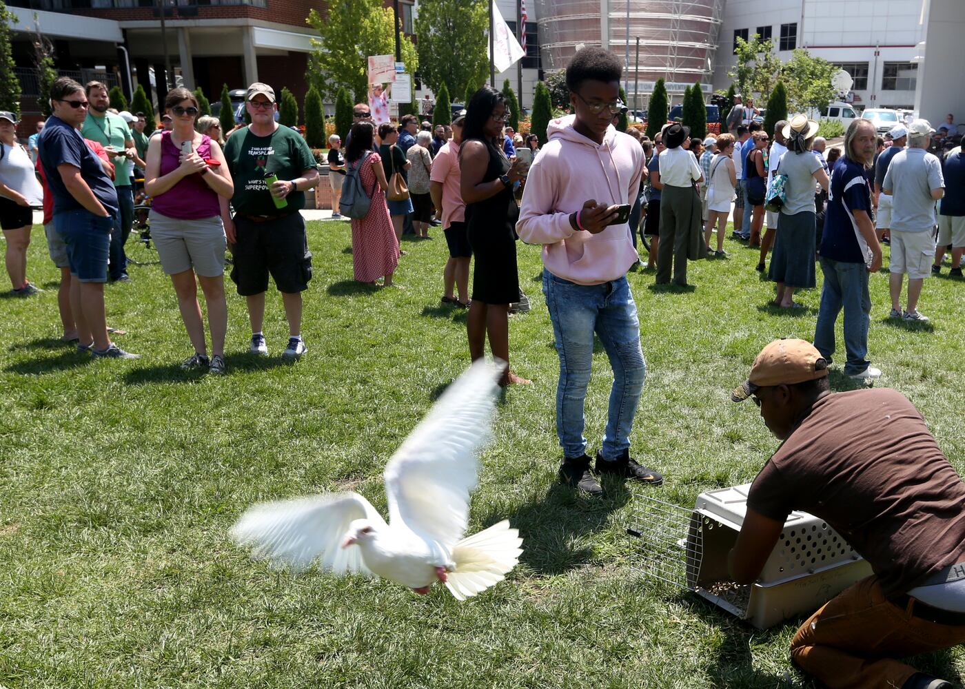 PHOTOS: Prayer vigil held for victims of Oregon District shooting