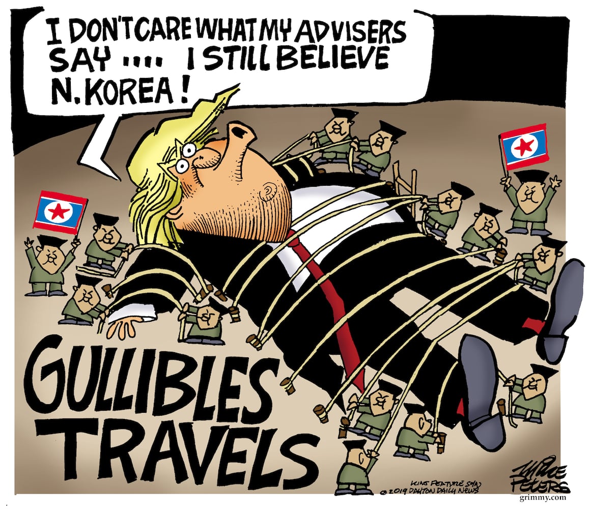 2019: The best of Pulitzer Prize winner Mike Peters political cartoons