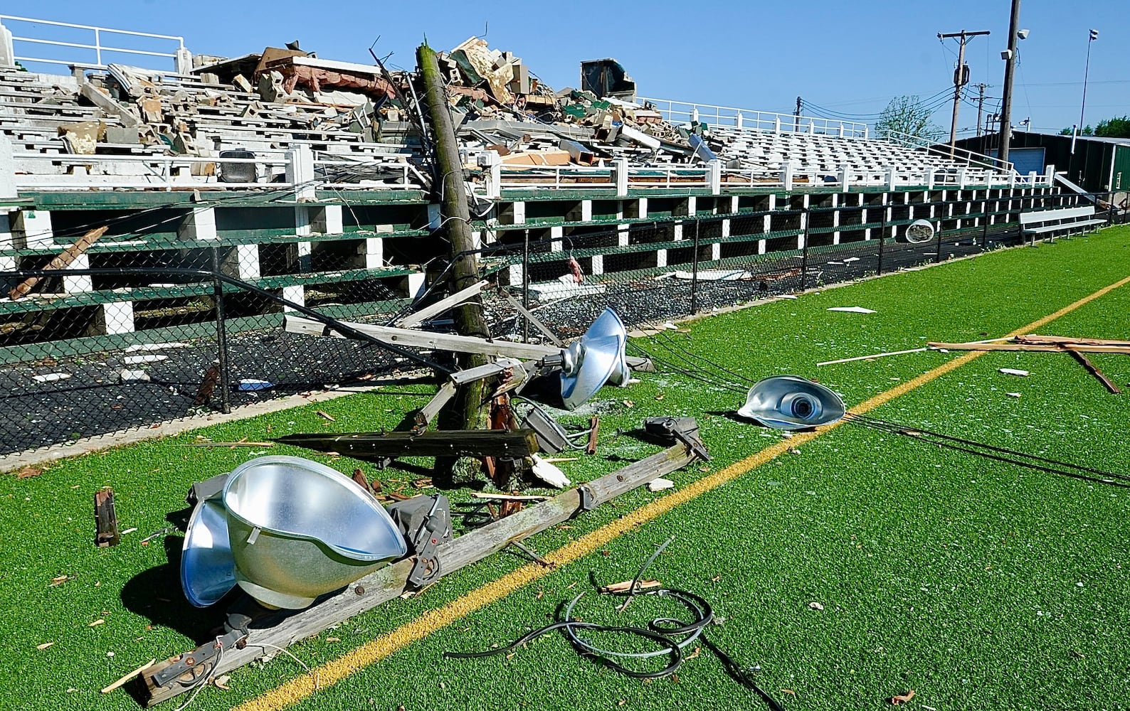 Greenville HS damage