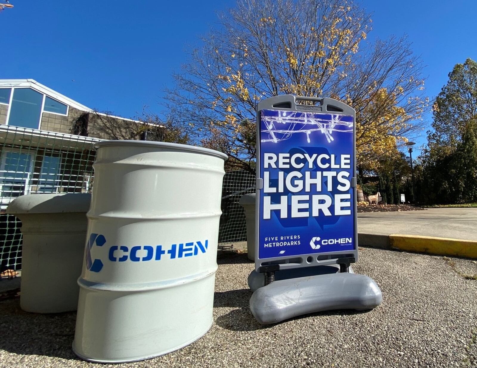 Five Rivers MetroParks, in partnership with Cohen Recycling, is collecting holiday lights to recycle. CONTRIBUTED