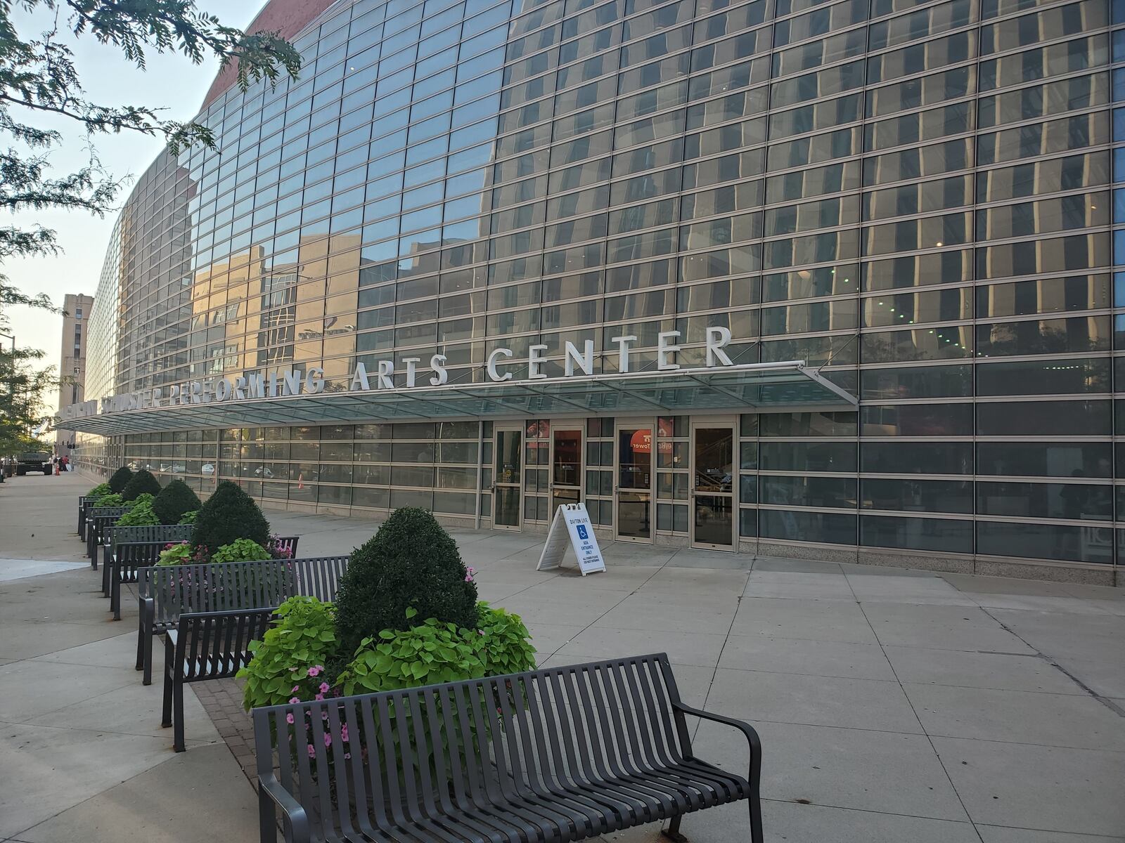 Exterior of the Schuster Center. CONTRIBUTED