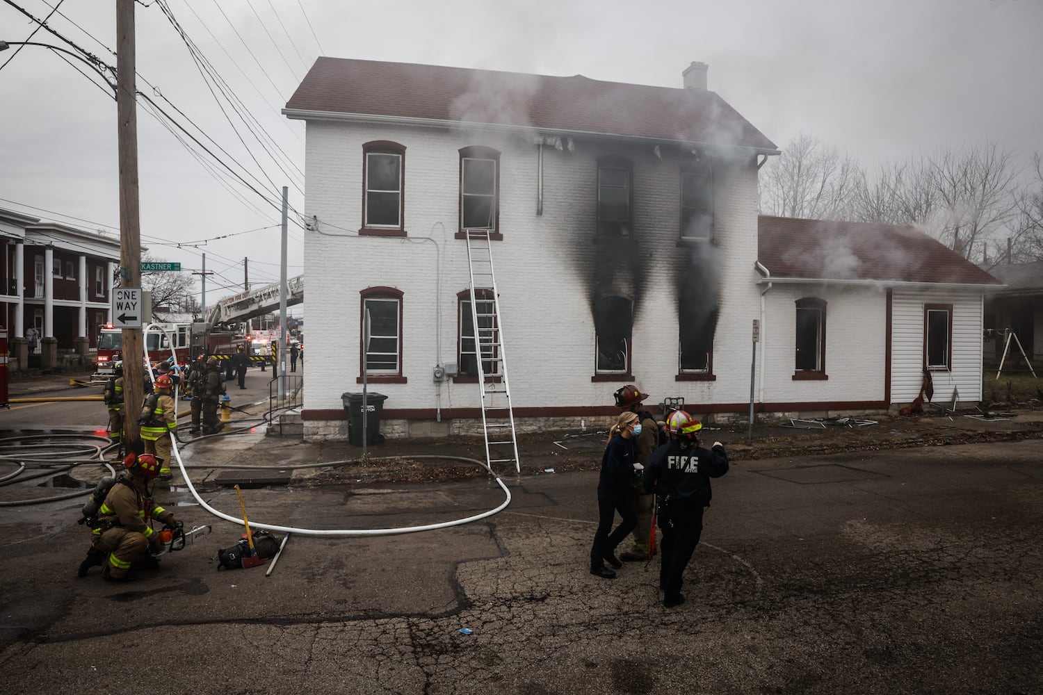 Xenia Ave fire