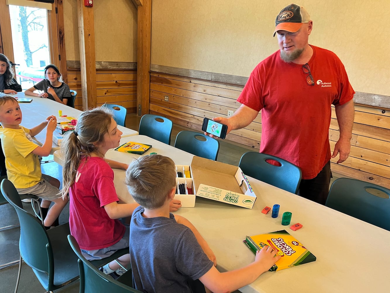 Aullwood activities during eclipse