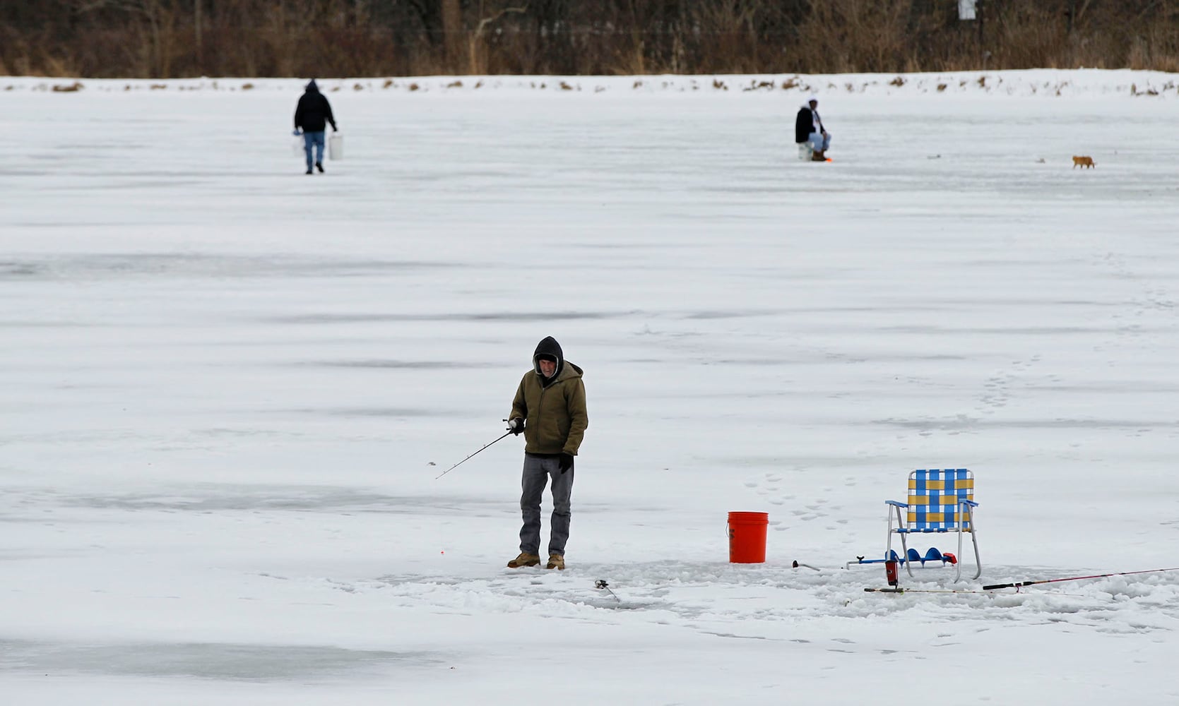 Ice Fishing in the Miami Valley