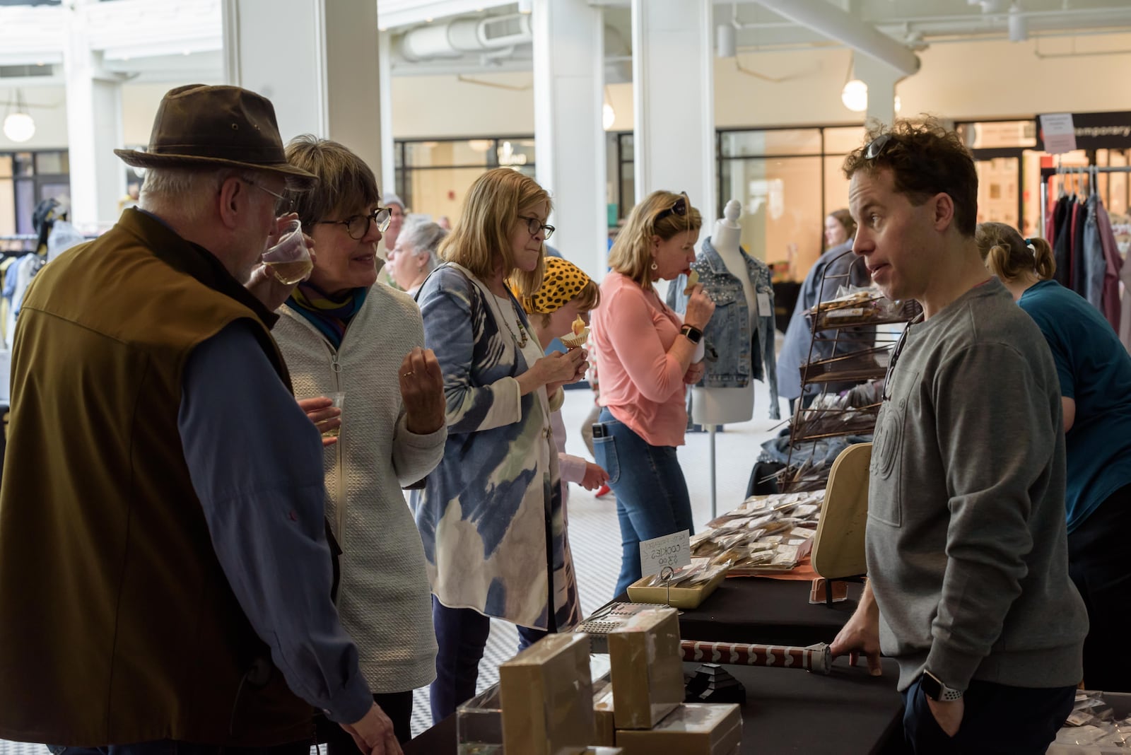 Spring Market Day at the Dayton Arcade was held on Wednesday, Mar. 23, 2022. The free, family friendly event, was the first in a series of seasonal Market Day events. TOM GILLIAM / CONTRIBUTING PHOTOGRAPHER