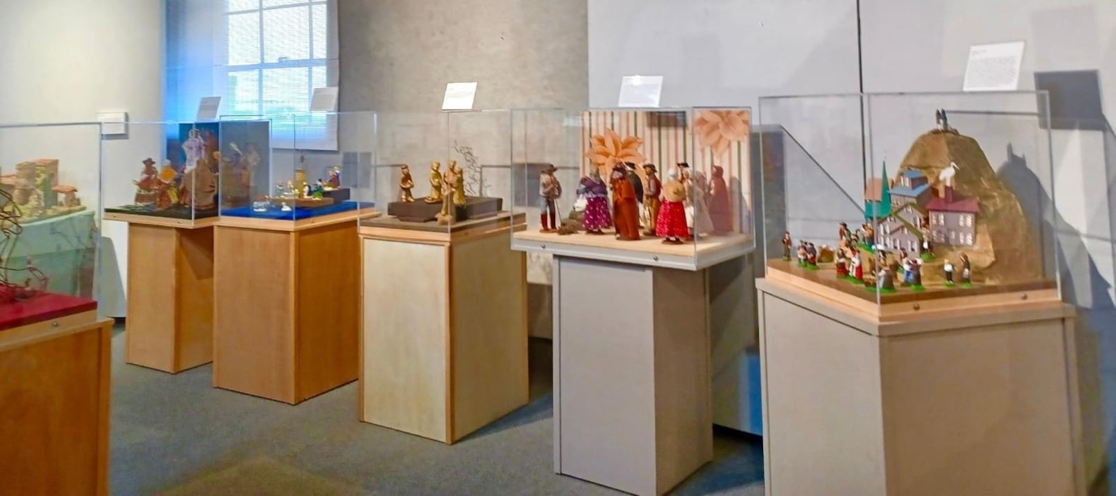 The idea for the nativity exhibit originated over 25 years ago with the Rev. Johann Roten, retired director of research and special projects, at UD. He continues his involvement and curates a smaller exhibit at Gallery Saint John located in the Bergamo Center for Lifelong Learning. CONTRIBUTED