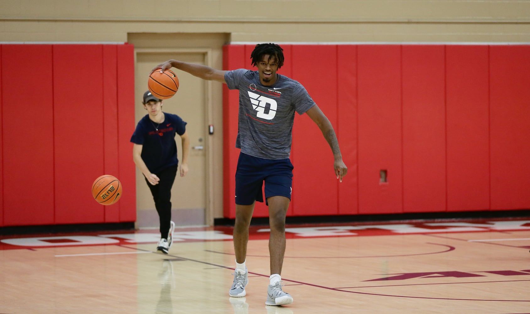 Dayton Flyers practice