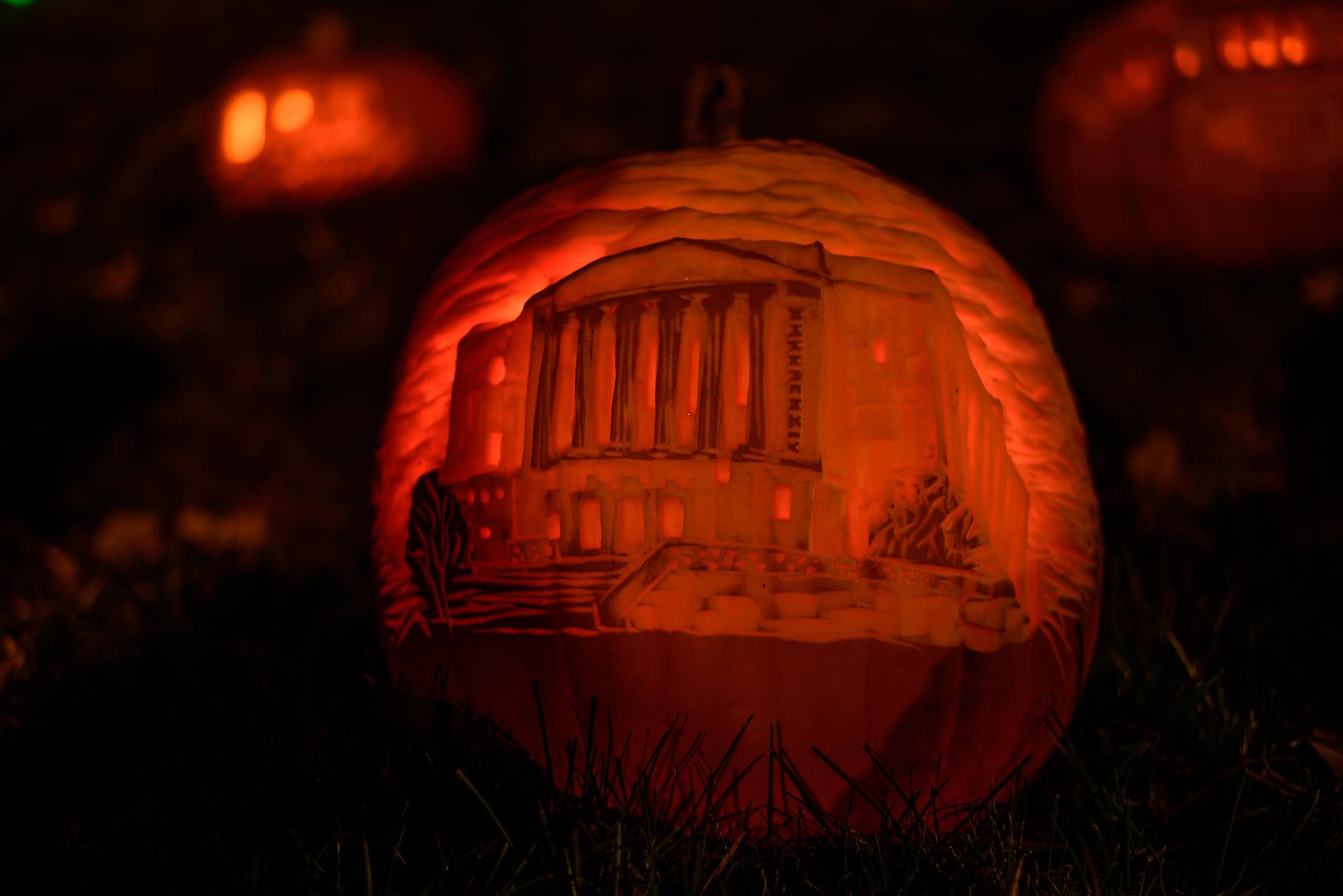 The Dayton community came together to carve over one thousand pumpkins for this year's annual Stoddard Avenue Pumpkin Glow. You can bask in the glow of these pumpkins near the Dayton Art Institute and Annunciation Greek Orthodox Church on Oct. 30-31. TOM GILLIAM / CONTRIBUTING PHOTOGRAPHER