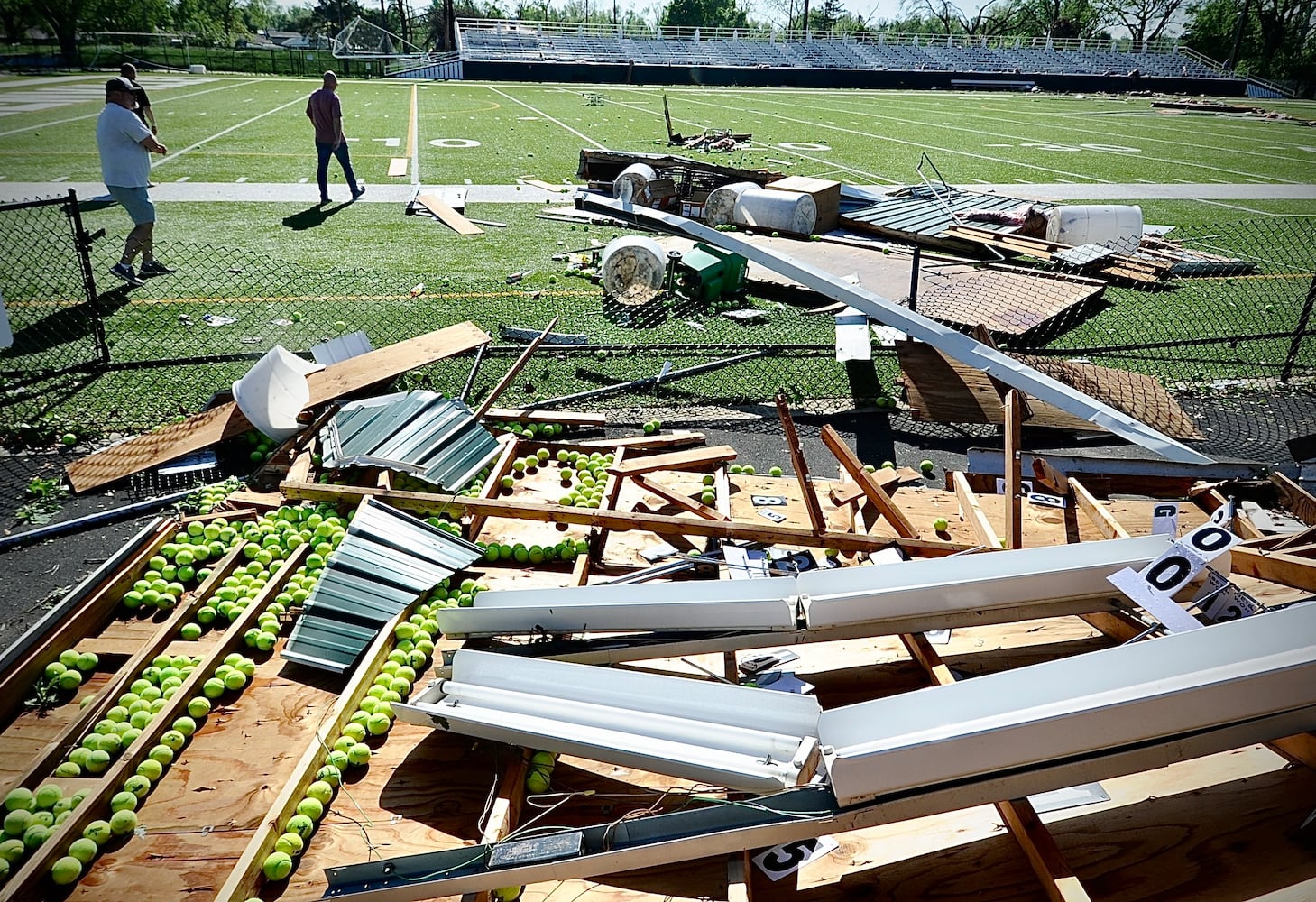 Greenvill HS damage