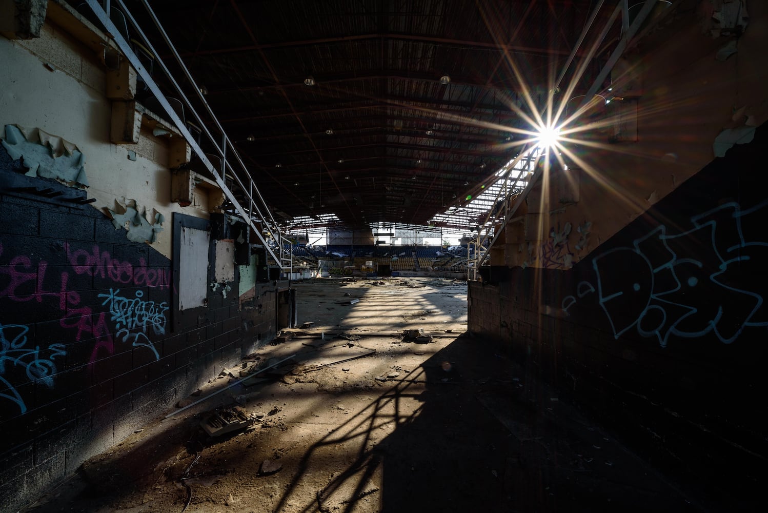 Last look inside Hara Arena