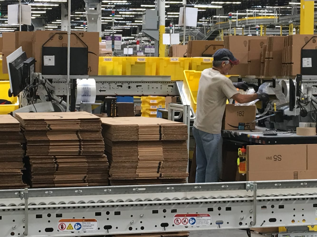 Inside Amazon's Etna, Ohio fulfillment center