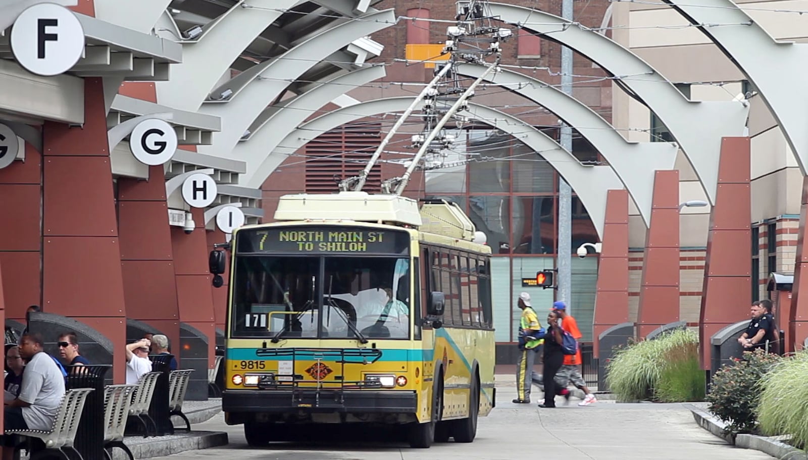 This aging ETI electric trolley is part of the Greater Dayton Regional Transit Authority trolley fleet that will be replaced by NexGen battery-electric trolleys. TY GREENLEES / STAFF