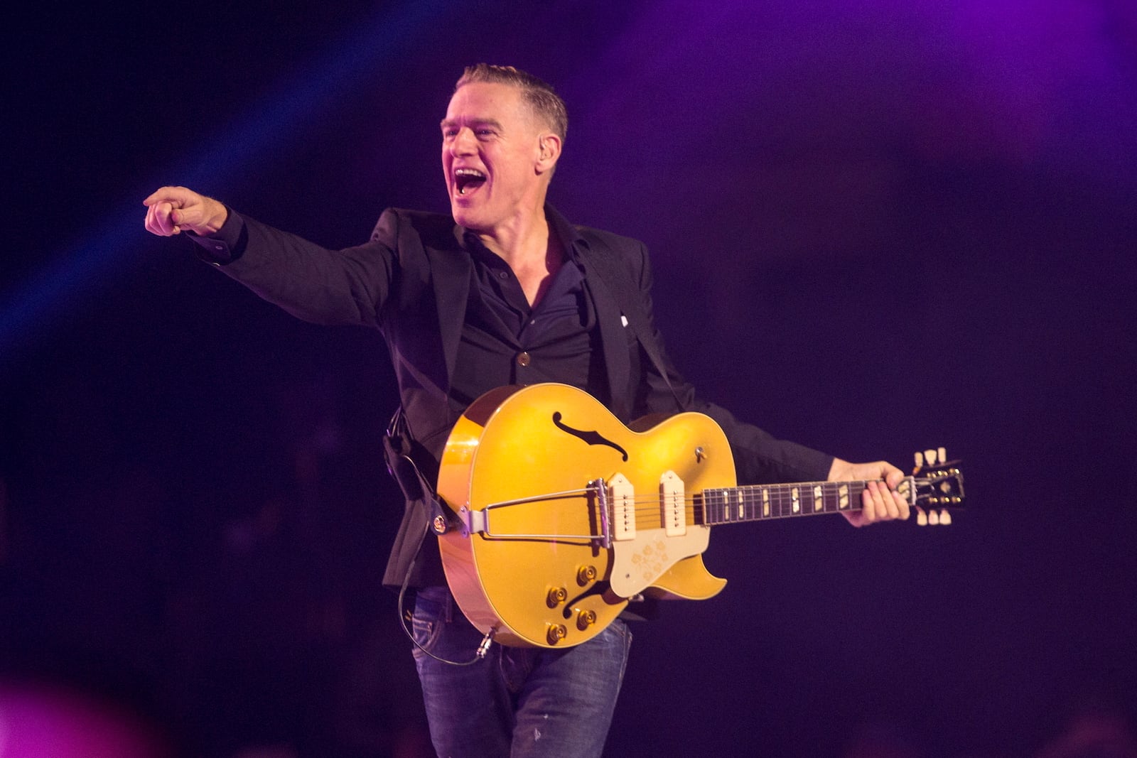 FILE - Bryan Adams performs during the Invictus Games closing ceremony in Toronto, on Sept. 30, 2017. (Chris Young/The Canadian Press via AP, File)