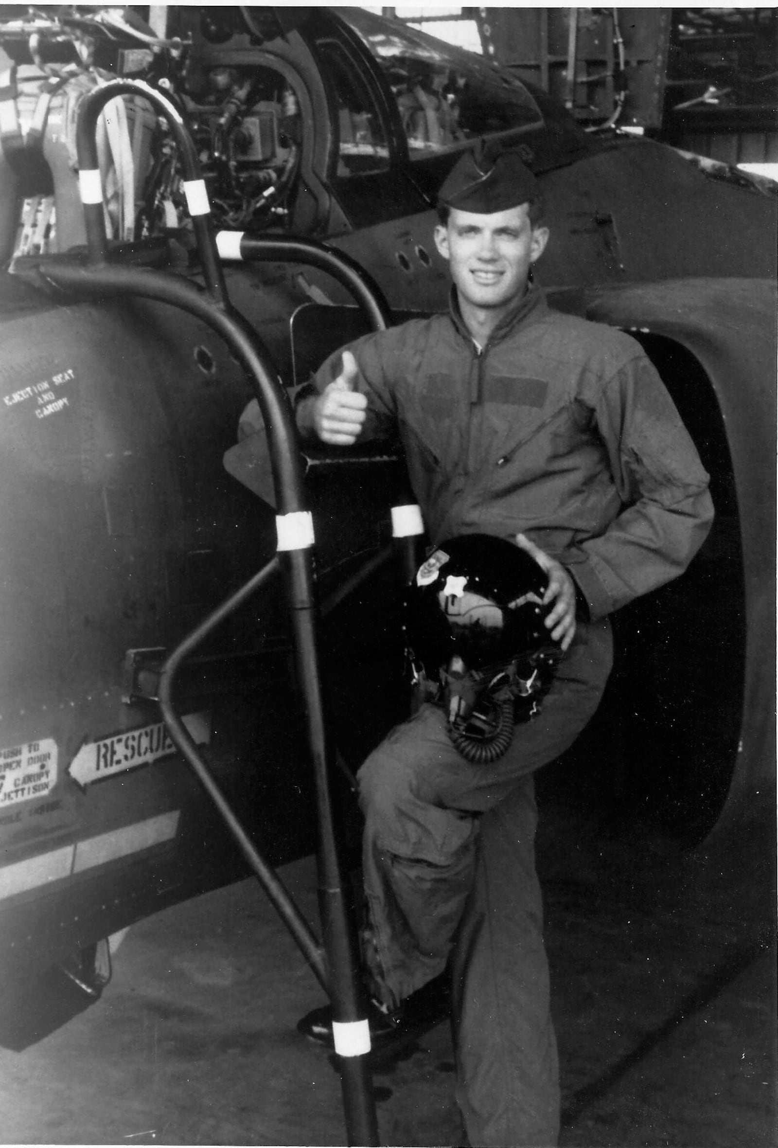 Todd Rogers in 1986 visiting Lubbock, TX with Air Force ROTC