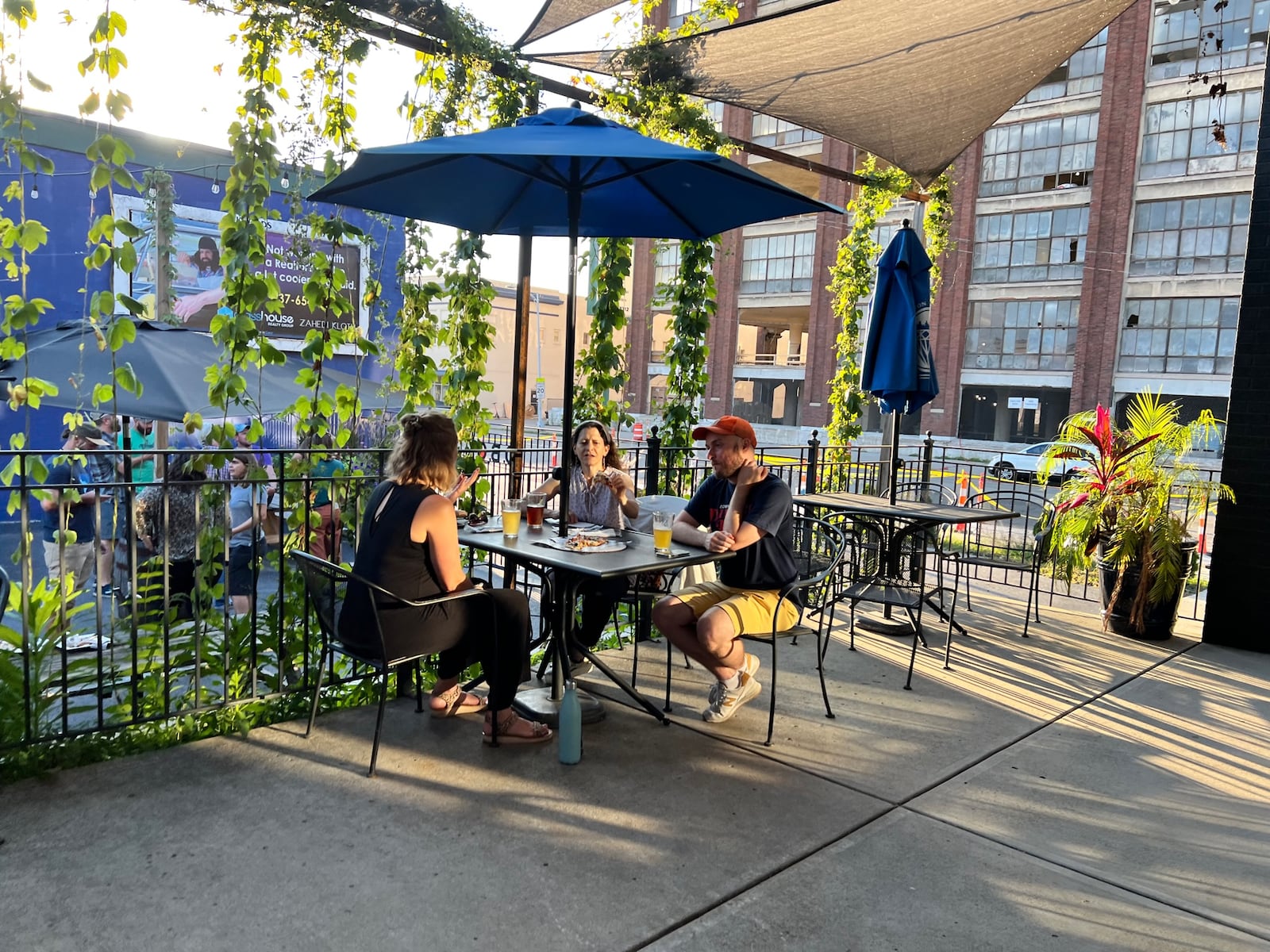 Dayton Beer Company patio is an inviting space. 