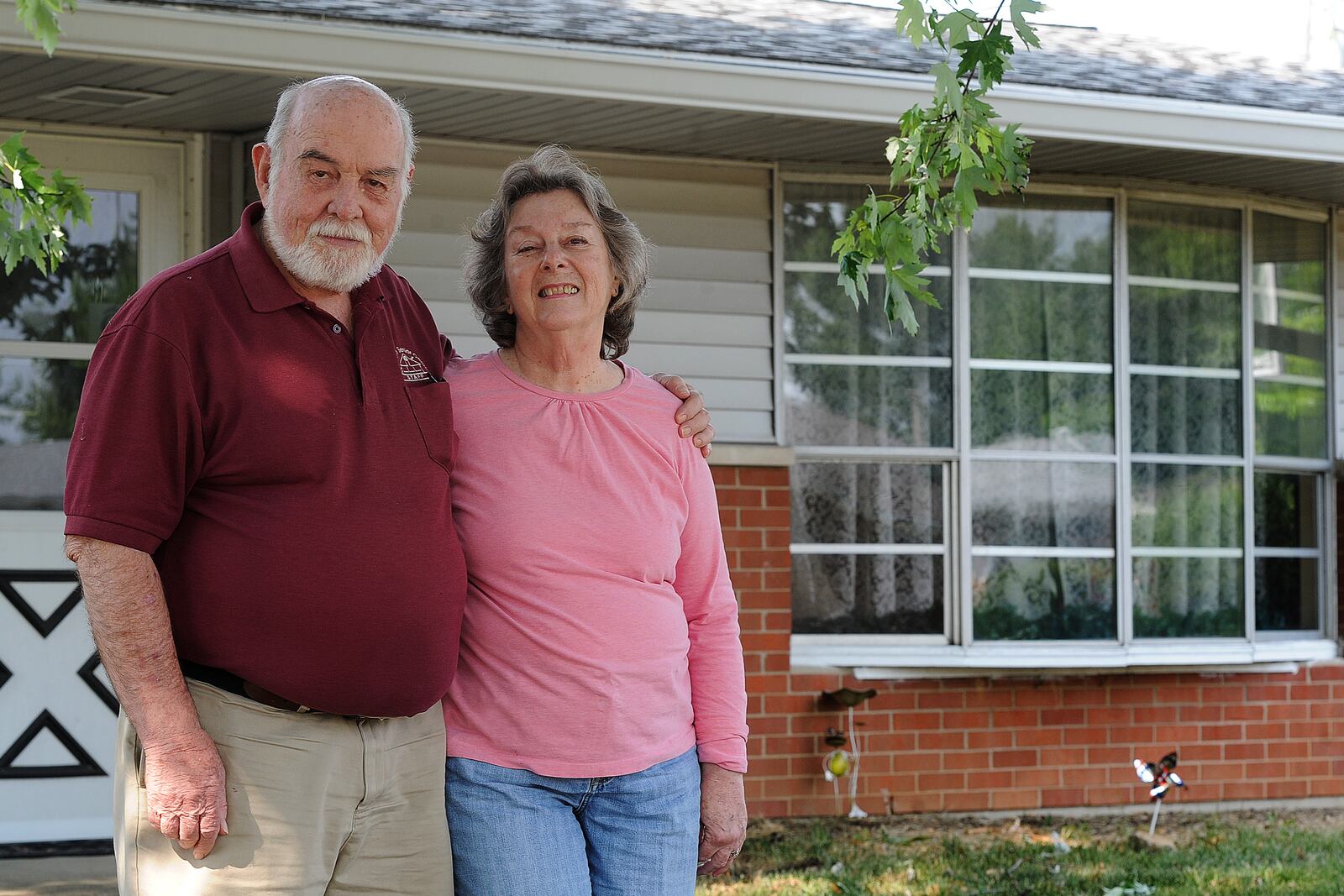 Robert and Lee Naragon have lived in their Fairborn home since 1967. MARSHALL GORBY\STAFF