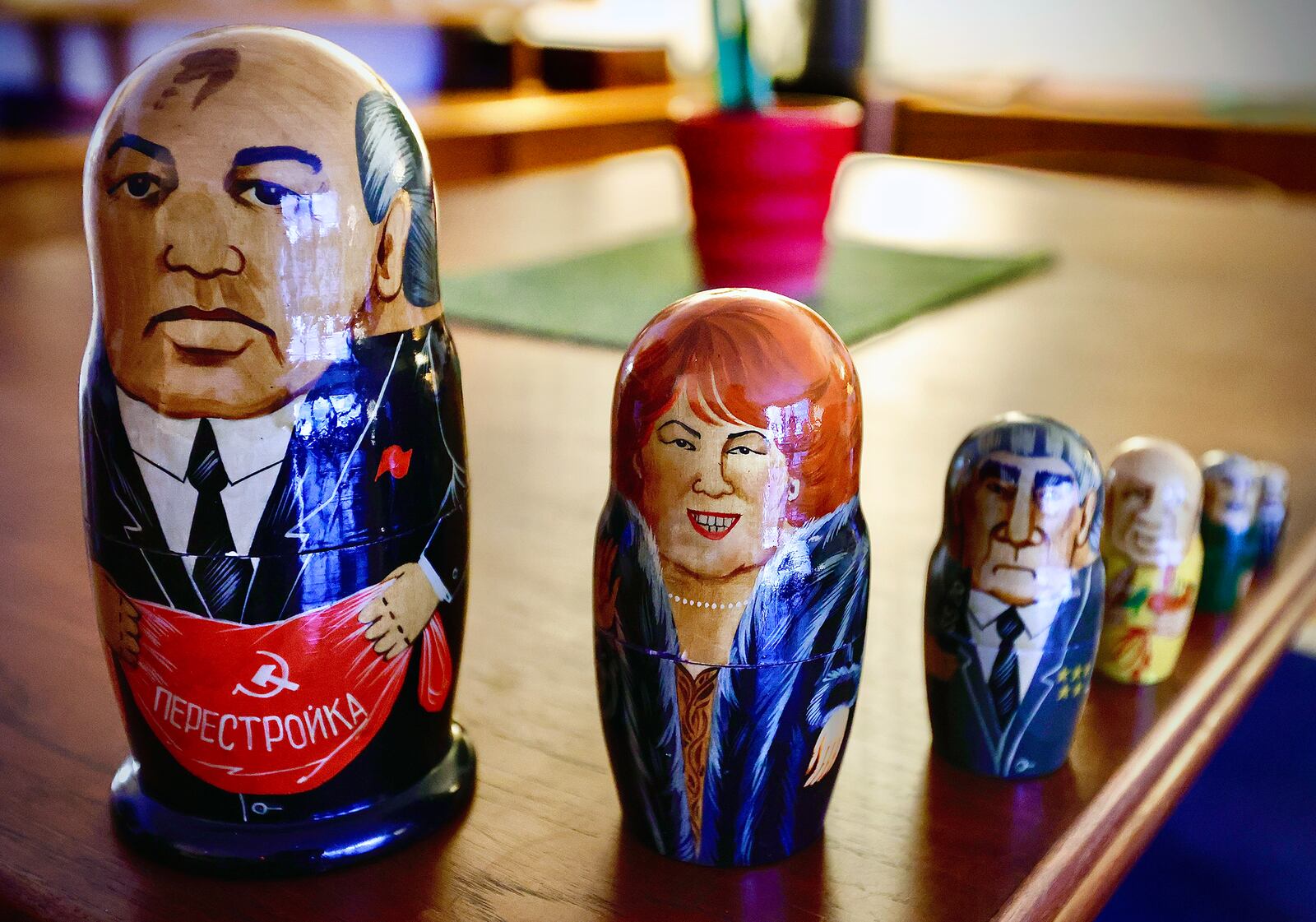 These nesting dolls are from Russia.
MARSHALL GORBY\STAFF