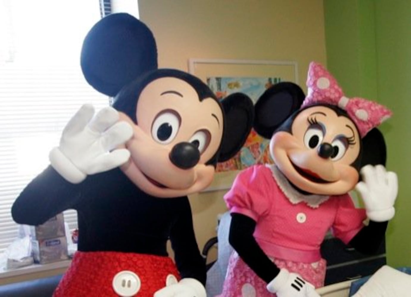 Mickey, Minnie visit Children's Medical Center