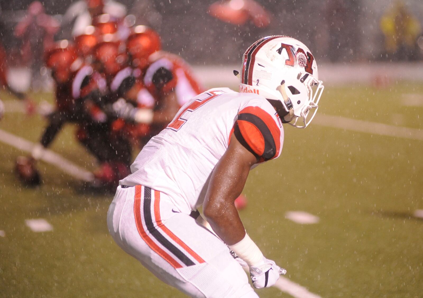 Wayne DB Justin Harris. Trotwood-Madison defeated visiting Wayne 14-7 in a Week 10 GWOC crossover high school football game to complete a 10-0 regular season on Friday, Oct. 27, 2017. MARC PENDLETON / STAFF