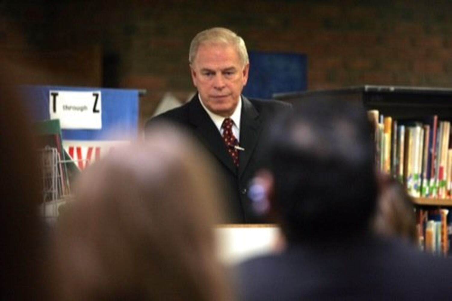 Strickland visits Xenia school