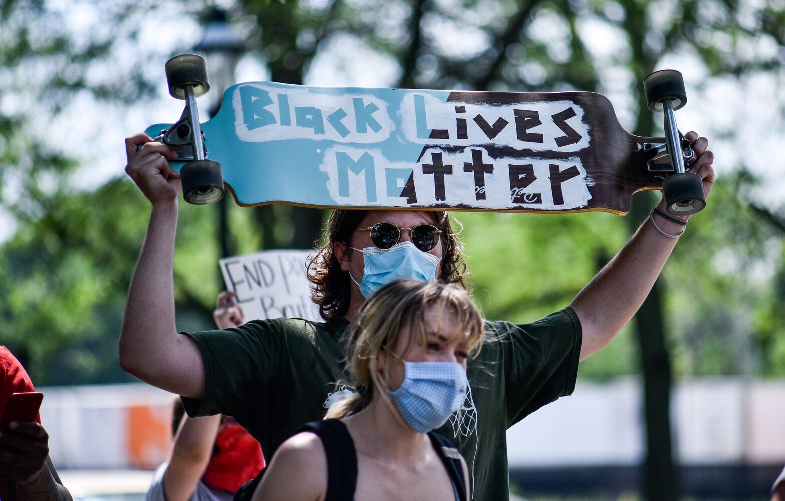 Crowd gathers for peaceful protest and march in Middletown