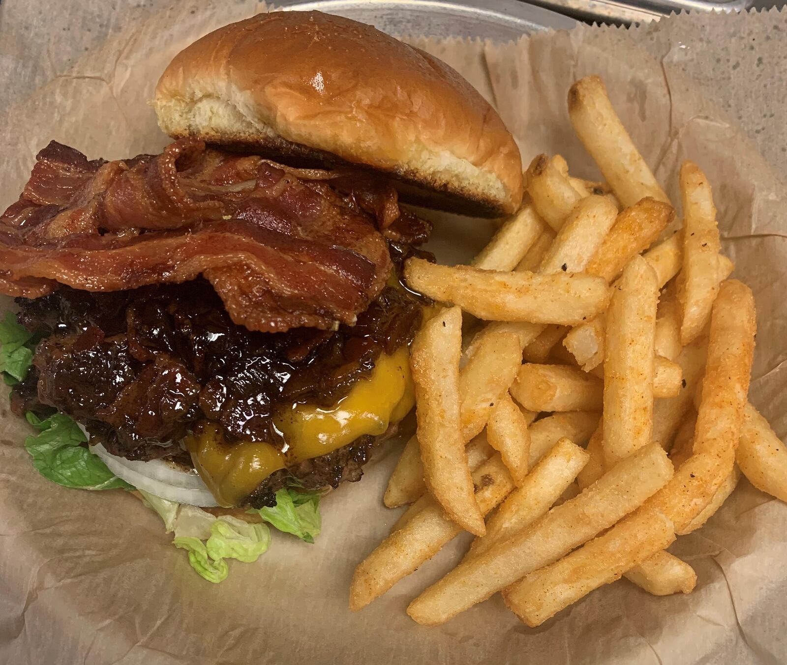 During Bacon Week, Rip Rap Roadhouse will sell a Bacon lattice burger, which is a beef burger topped with a bacon lattice, bacon jam, your choice of American, cheddar, provolone or pepper jack cheese, lettuce, tomatoes, onions and pickles on a toasted bun. CONTRIBUTED