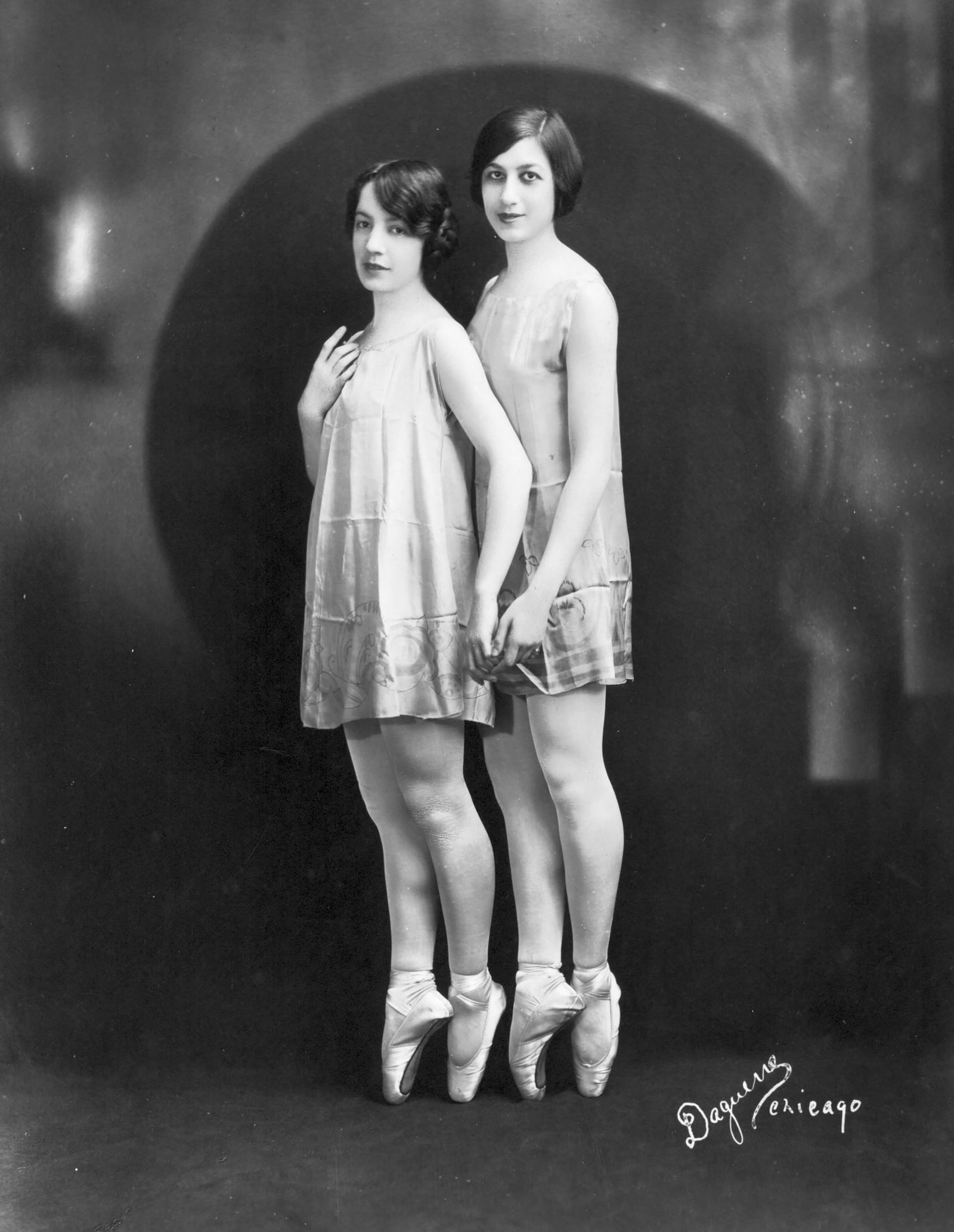 This photograph of Josephine and Hermene Schwarz, founders of the Dayton Ballet, was taken in 1927. the same year they started the Schwarz School of Dance, now the Dayton Ballet School.  Photo courtesy of Special Collections & Archives, Wright State University."