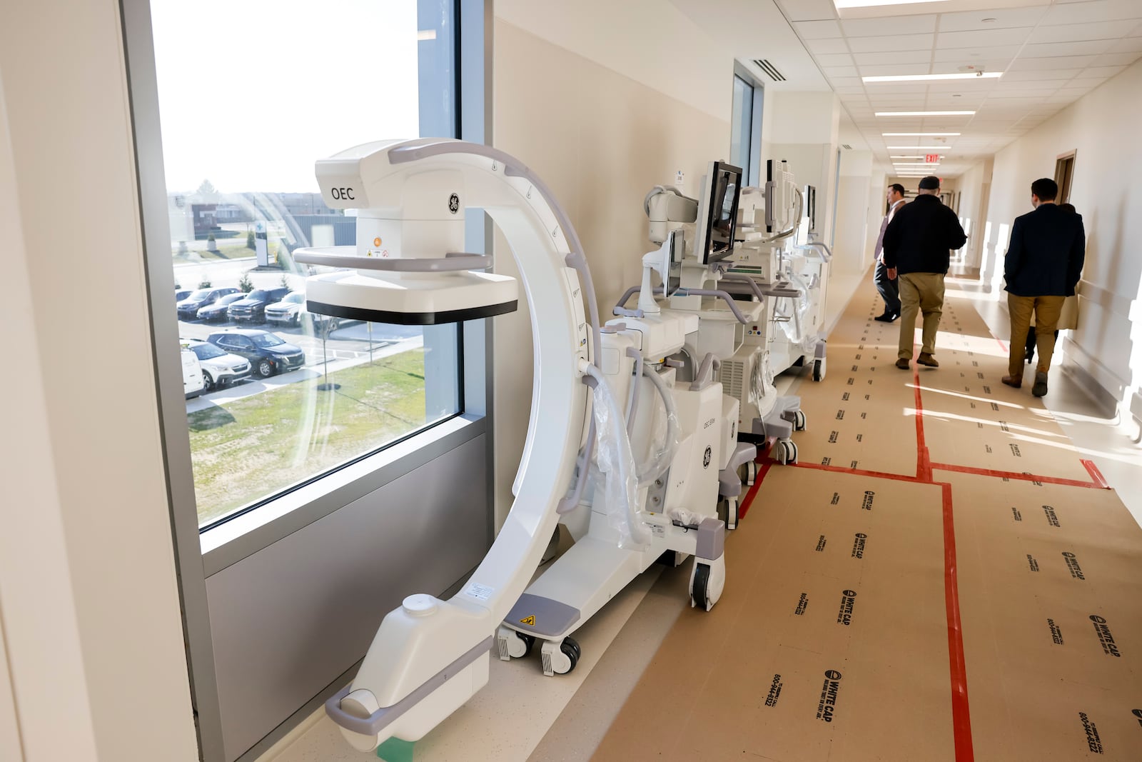 Mercy Health Kings Mills Hospital on Kings Island Dr. in Mason could be open as soon as the first quarter of 2024. NICK GRAHAM/STAFF