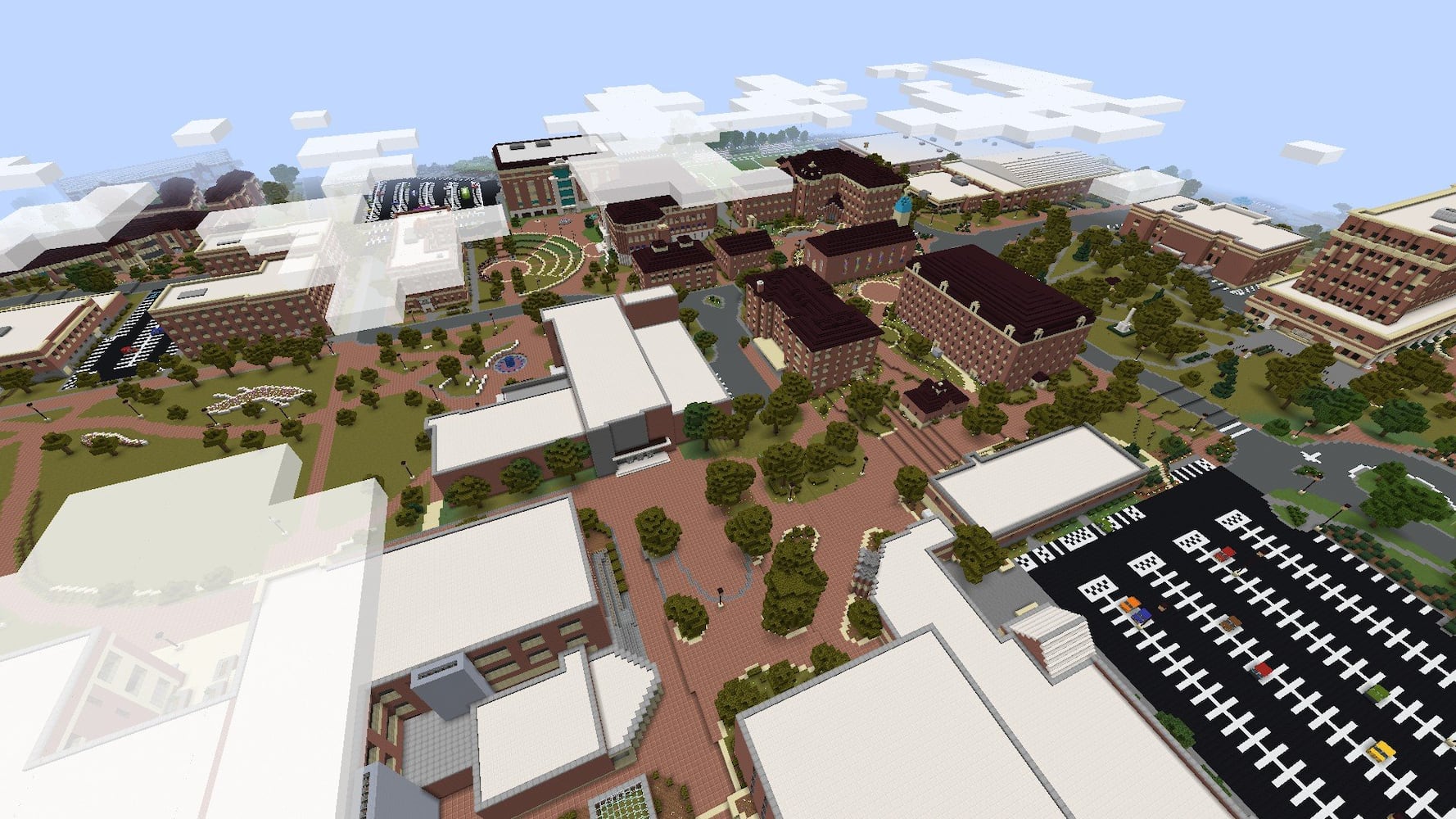 PHOTOS: Take a tour of the University of Dayton campus in Minecraft