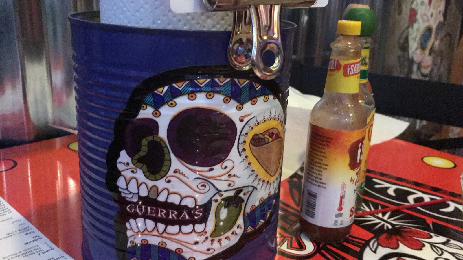 Guerra’s Krazy Taco in Springfield has crazy good tacos and an sugar skull artwork galore.