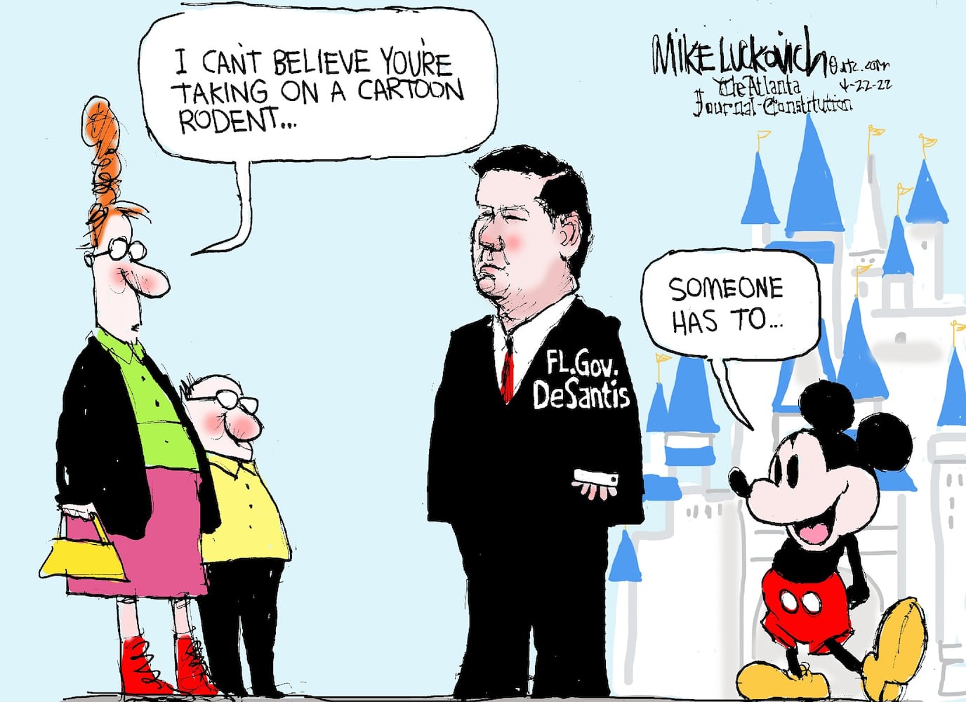 WEEK IN CARTOONS: DeSantis and Disney, masks on planes and more