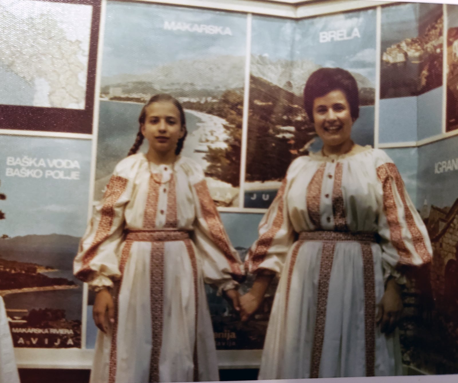 Sakar performed at the very first A World Affair in Dayton in 1974. She is shown at age 10 with her mother, Connie (R) at the event.